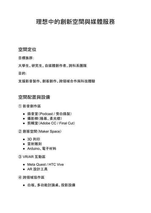 認識圖書館的創新空間與媒體服務