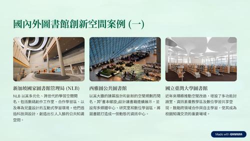 認識圖書館的創新空間與媒體服務