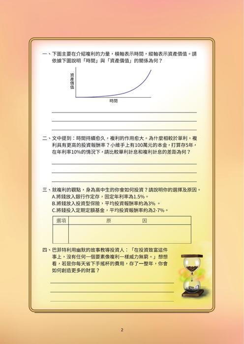 財經素養探究任務_高中篇 財經素養探究任務_高中篇